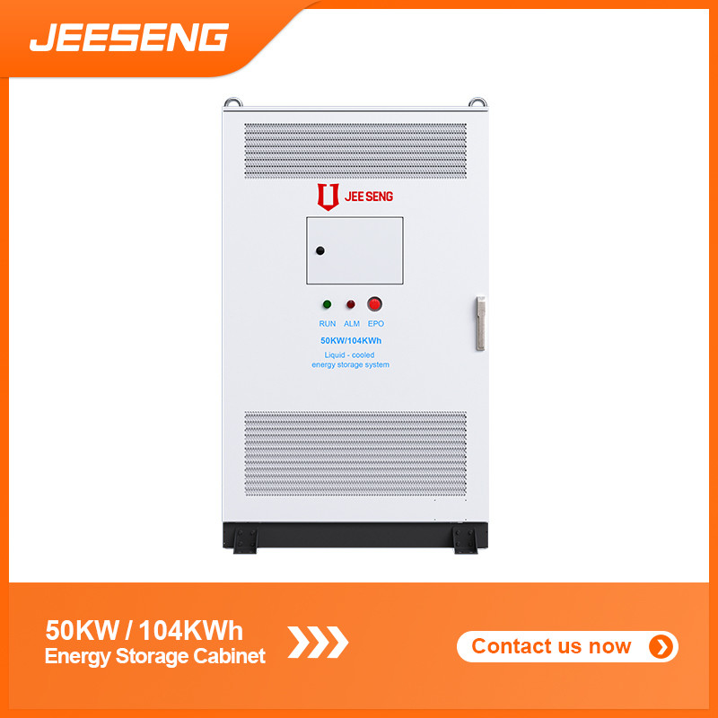 50KW 104KWh Liquid cooled Energy Storage Cabinet For Industrial and Commercial Energy Storage System